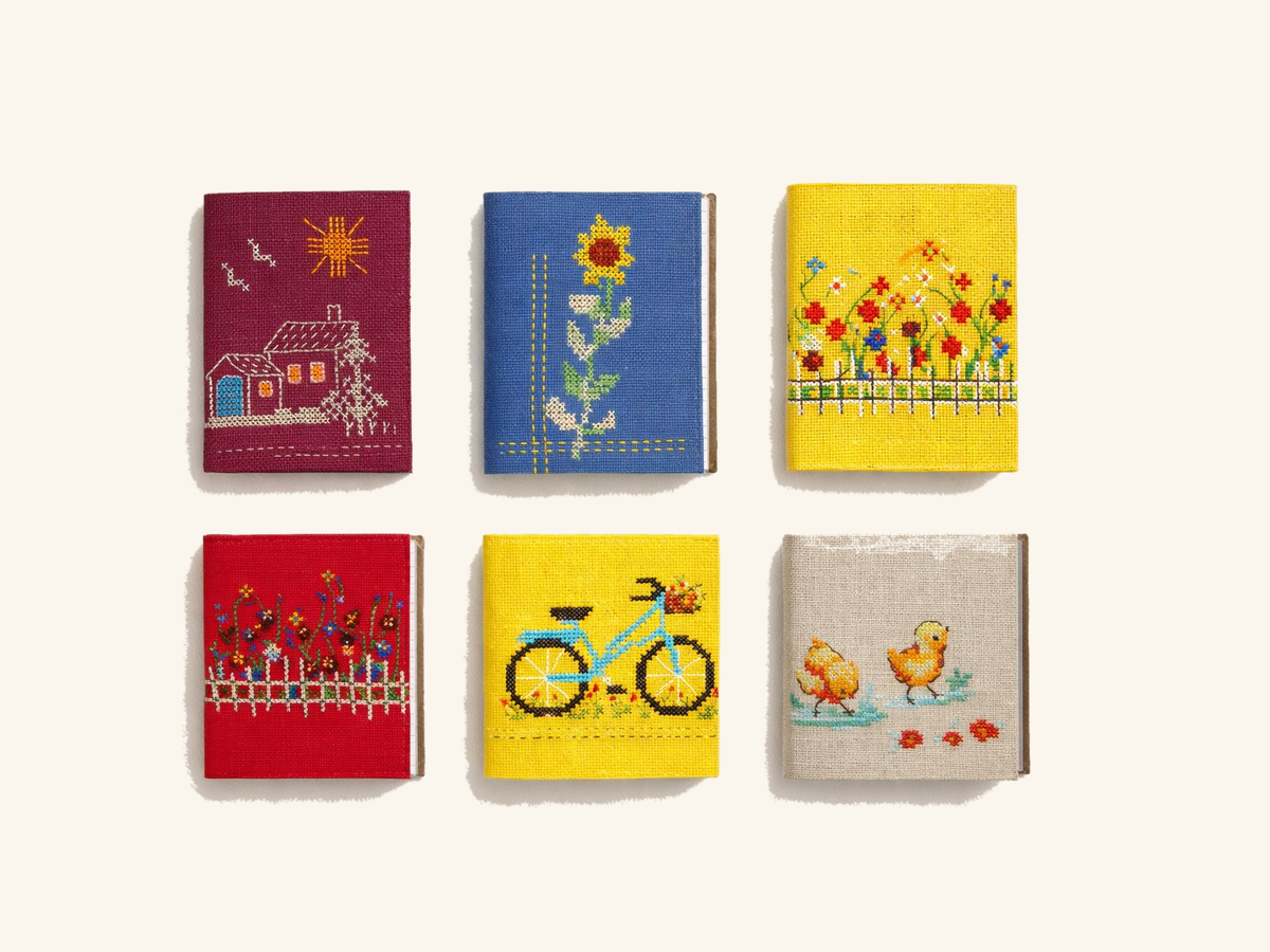 Jute Embroidered Diaries