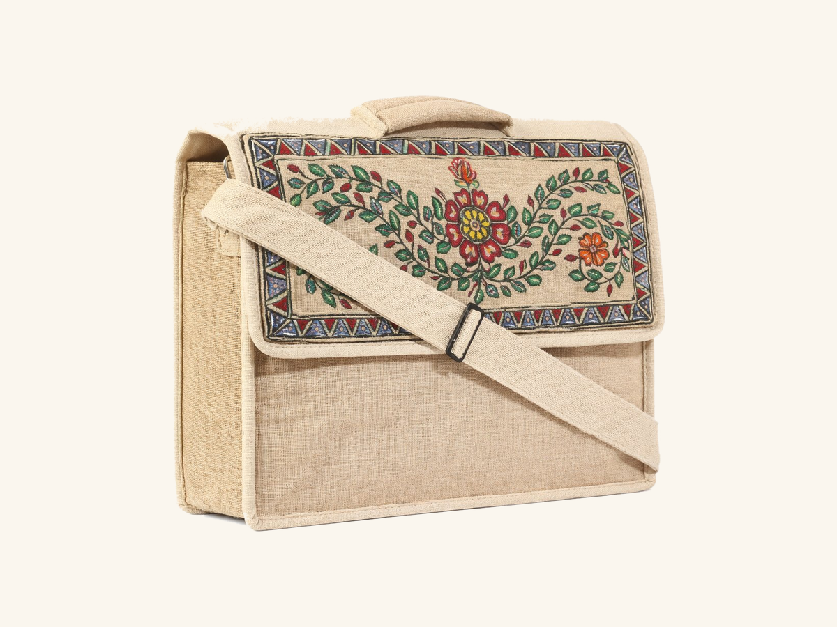 Jute Laptop Bag